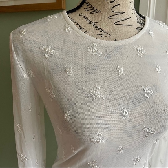 NWT Intimately X Free People Makeout Mesh Bodysuit - Picture 5 of 7